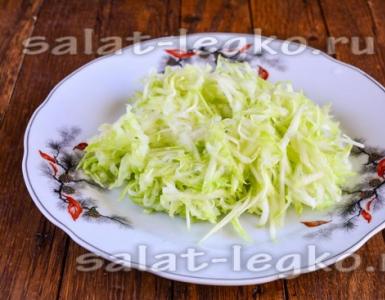 Салат на зиму из кабачков «Загадка Корейский салат загадка из кабачков на зиму