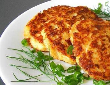 Recipe for zucchini cutlets with cheese