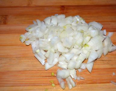 Рисова локшина з білими замороженими грибами