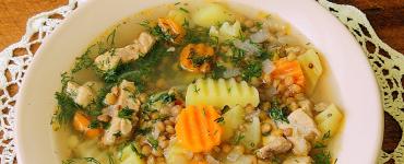 Šošovicová polievka: recepty s fotografiami