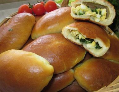 Recipe with yeast dough