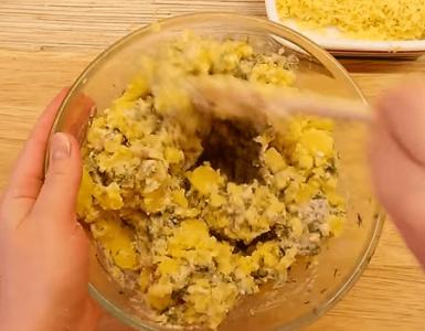 Stuffed potatoes - recipes with photos