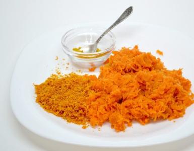 Orange sponge cake with delicate cream How to prepare carrot sponge cake with orange cream