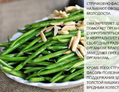 Zelené fazuľky - kalórie