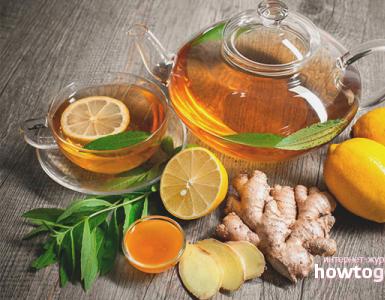 Рецепти чаю для запобігання застуді Імбирний чай з малиною