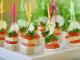 Canapés on skewers: simple recipes for the festive table