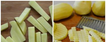 How to make French fries at home quickly and tasty?