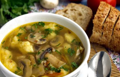 Soup with dumplings – 7 recipes