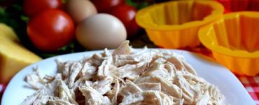 Маффины с курицей: рецепт приготовления с пошаговыми фото