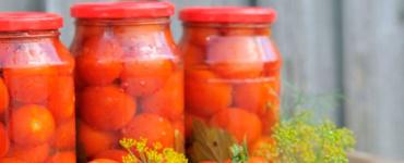 Консервація помідорів на зиму — рецепти заготовок