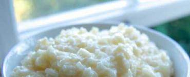 How to cook rice milk porridge