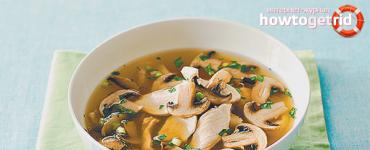 How to make mushroom soup from dried mushrooms